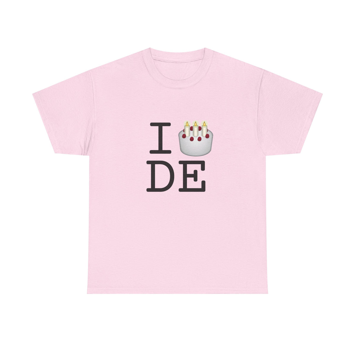 "I Birthday Cake Delaware" Tee