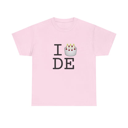 "I Birthday Cake Delaware" Tee