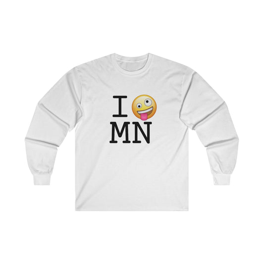 "I'm Crazy about Minnesota" Long Sleeve Shirt