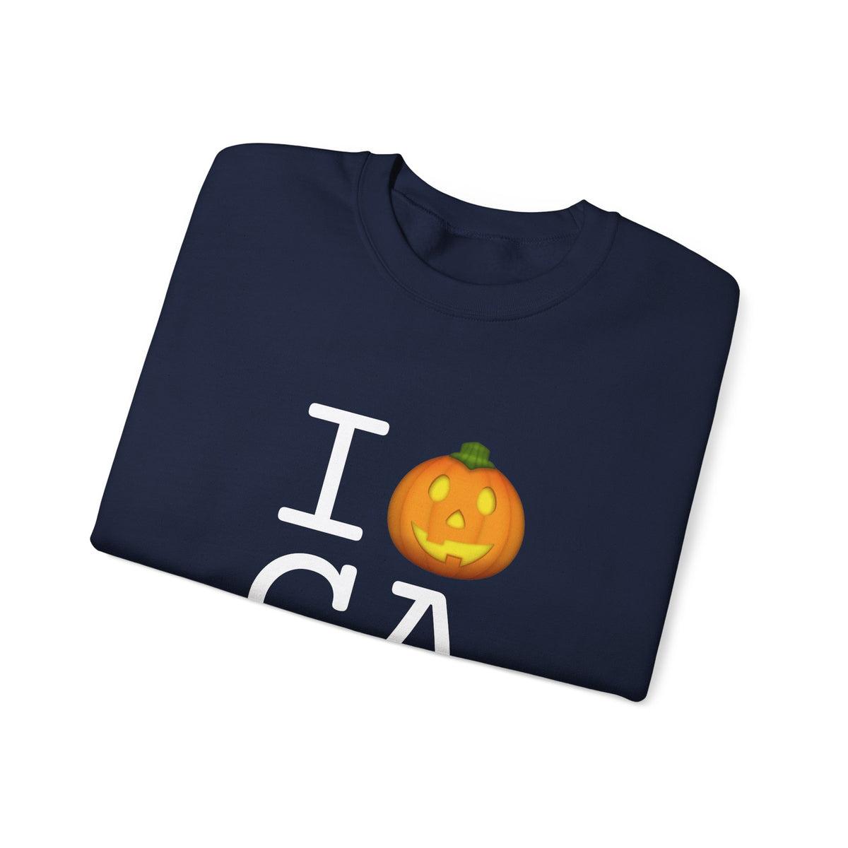 "I Jack-O-Lantern (Pumpkin) California" Sweatshirt