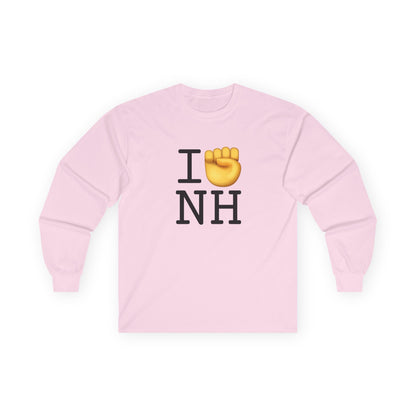 "I Raise my Fist with New Hampshire" Long Sleeve Shirt