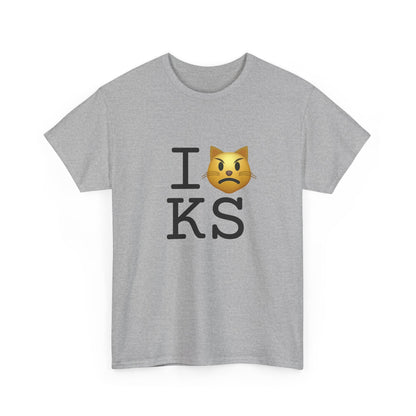 "I'm a Pouting Cat about Kansas" Tee