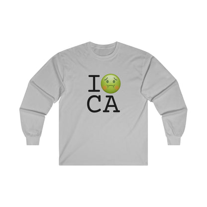 "I'm Nauseous about California" Long Sleeve Shirt