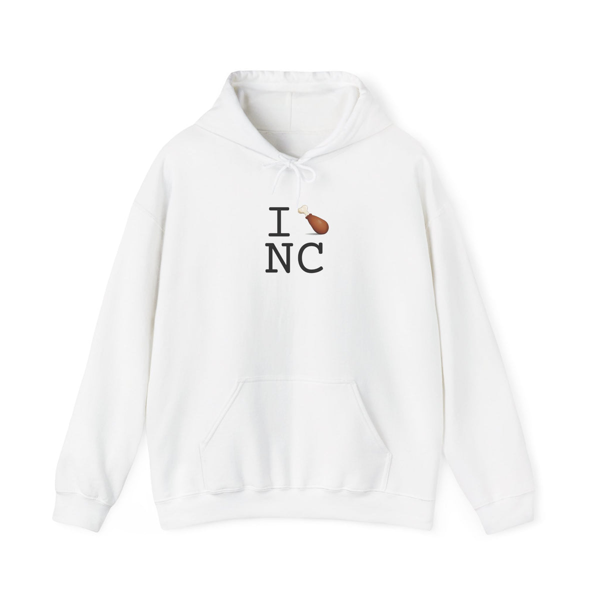 "I Chicken Drumstick North Carolina" Hoodie