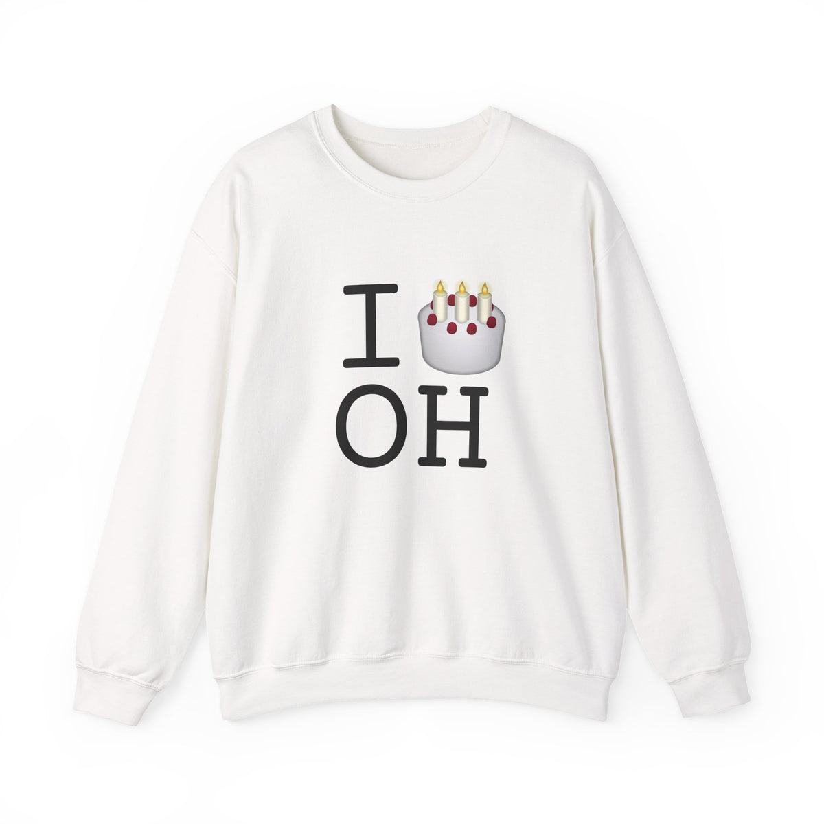 "I Birthday Cake Ohio" Sweatshirt