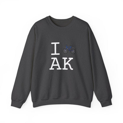 "I Bicycle Alaska" Sweatshirt