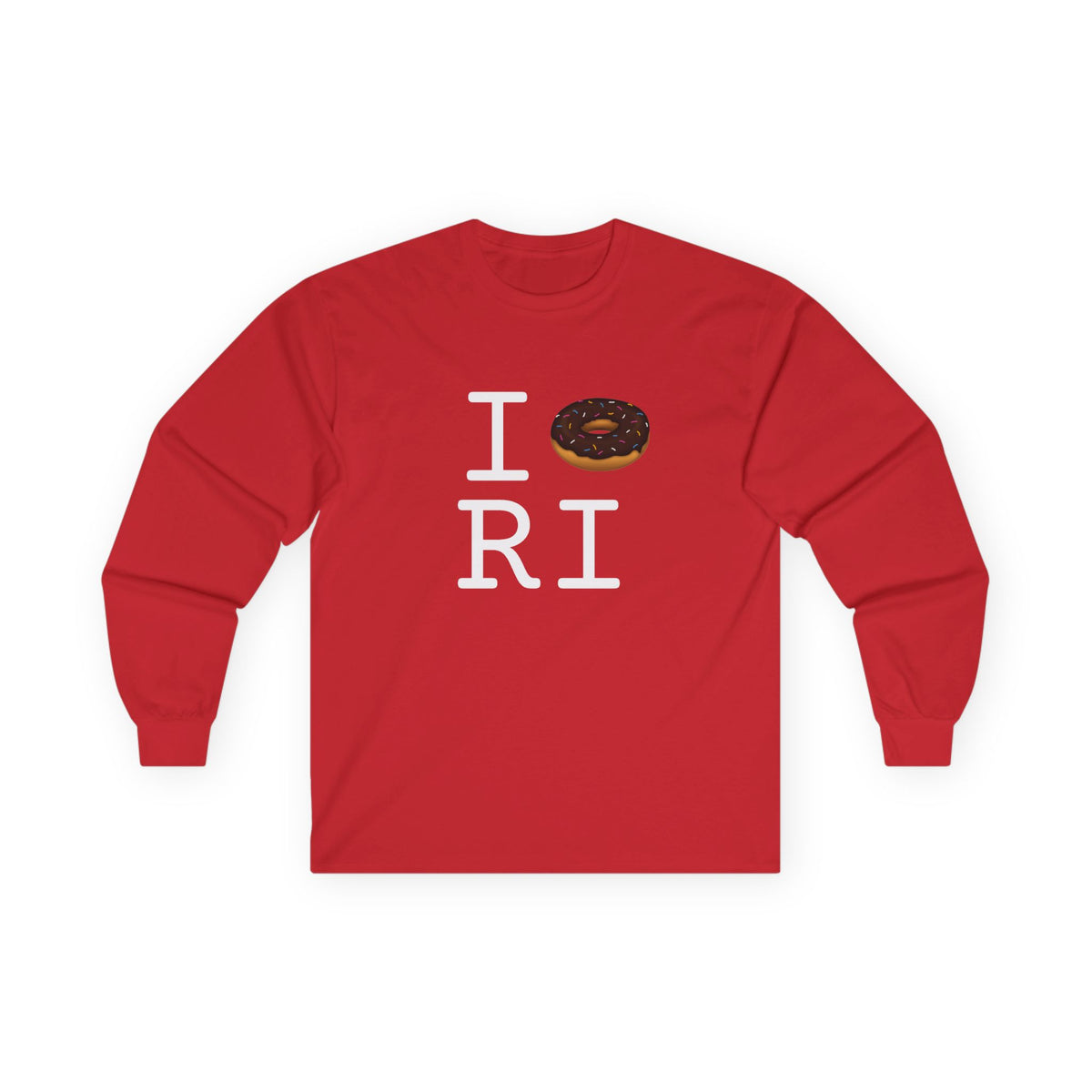 "I Donut Rhode Island" Long Sleeve Shirt