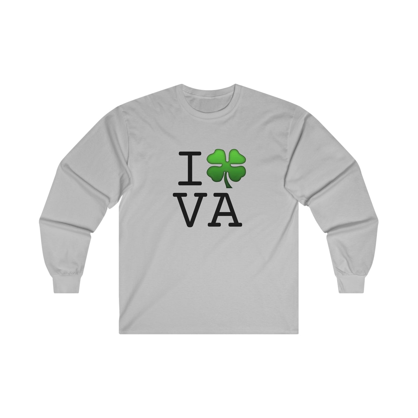 "I'm Lucky (Clover) in Virginia" Long Sleeve Shirt