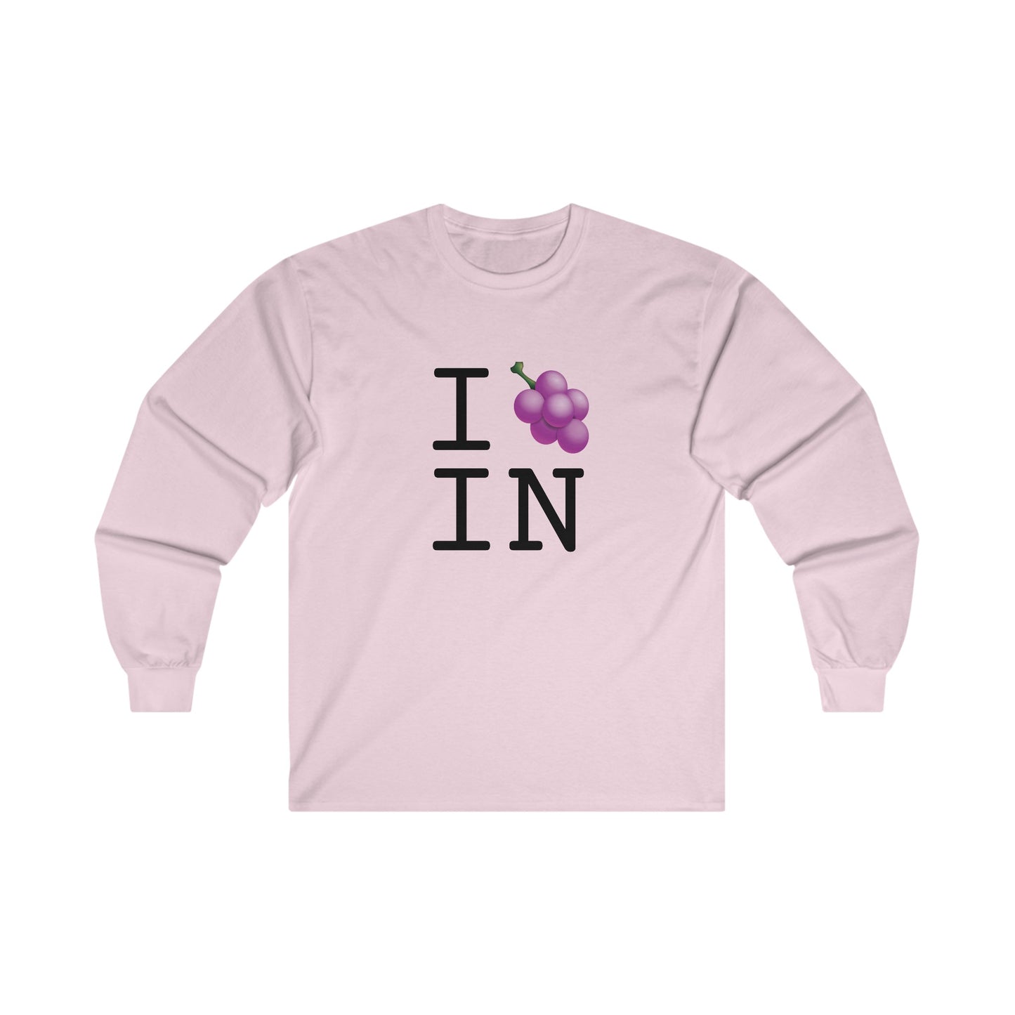 "I Grape Indiana" Long Sleeve Shirt