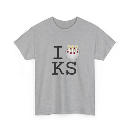 "I Birthday Cake Kansas" Tee