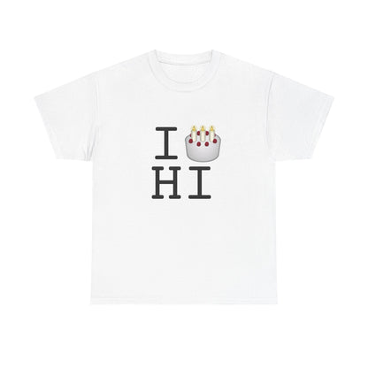 "I Birthday Cake Hawaii" Tee