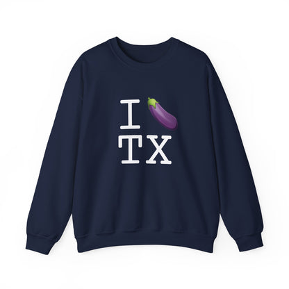 "I Eggplant Texas" Sweatshirt