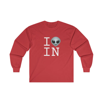 "I Feel Alien in Indiana" Long Sleeve Shirt