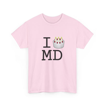 "I Birthday Cake Maryland" Tee