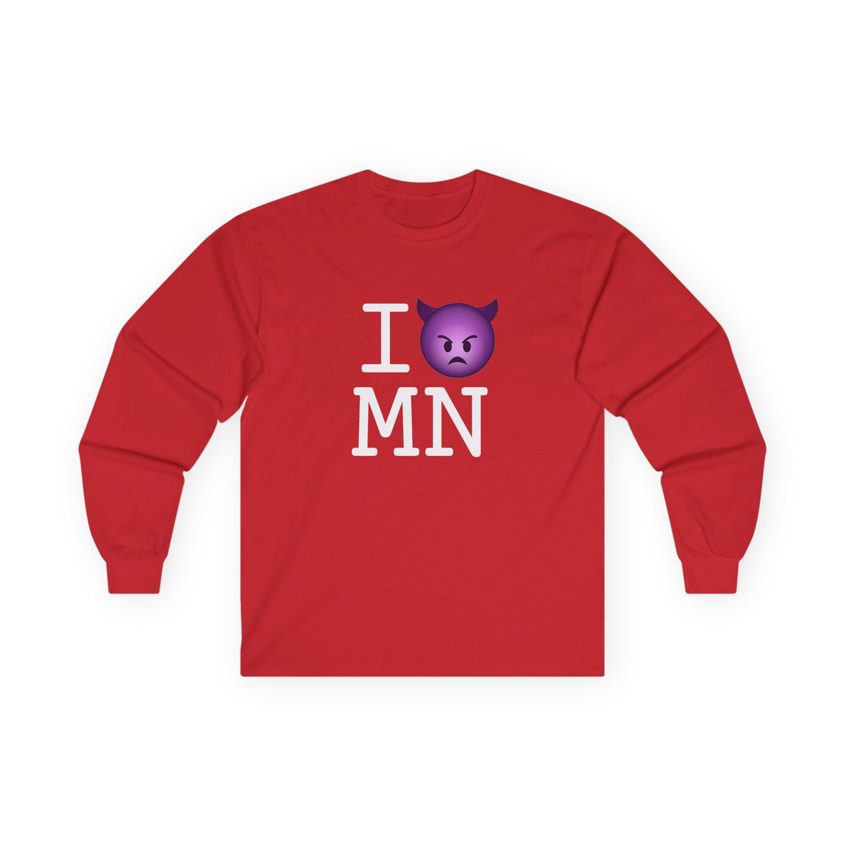 "I'm an Angry Devil about Minnesota" Long Sleeve Shirt
