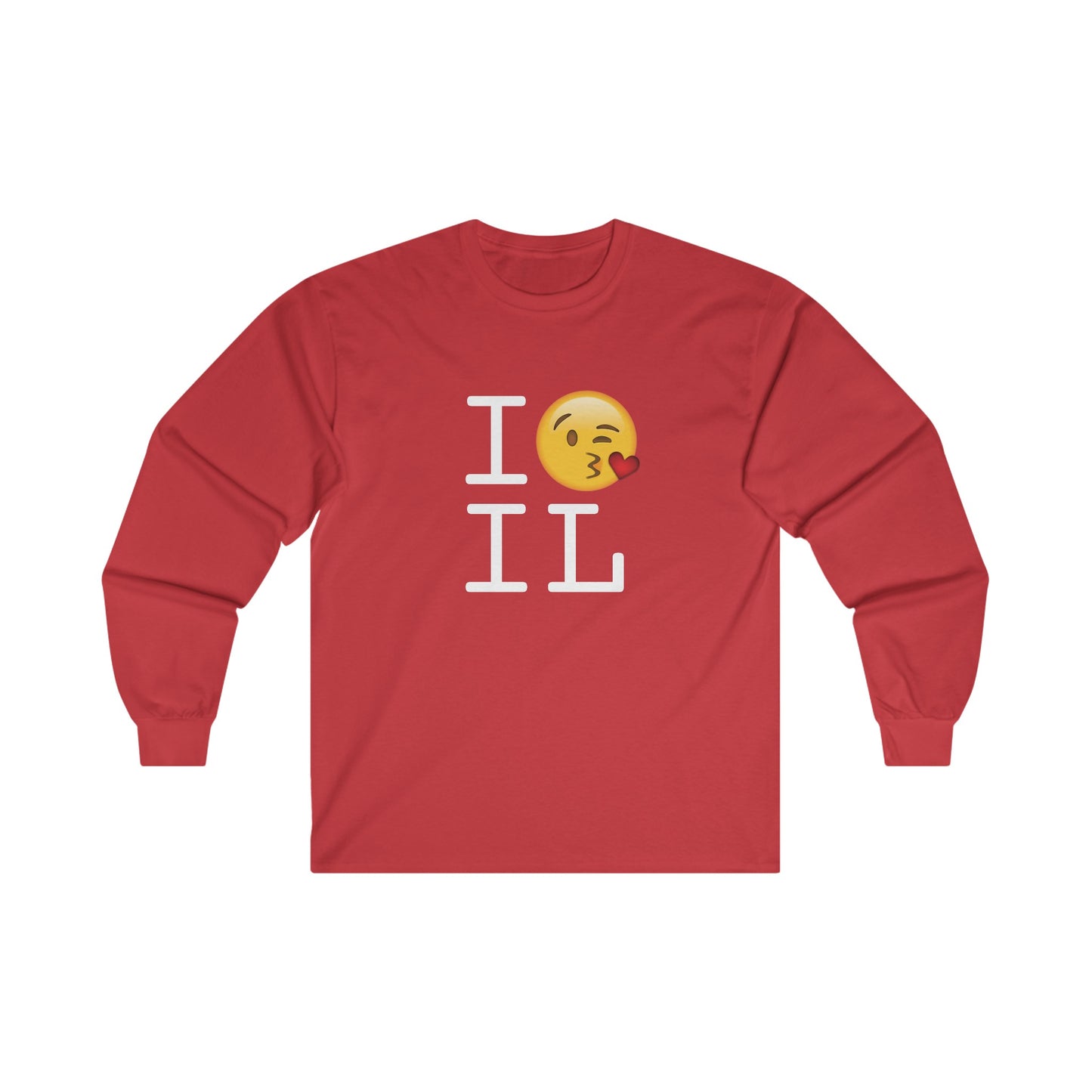 "I Blow a Kiss at Illinois" Long Sleeve Shirt