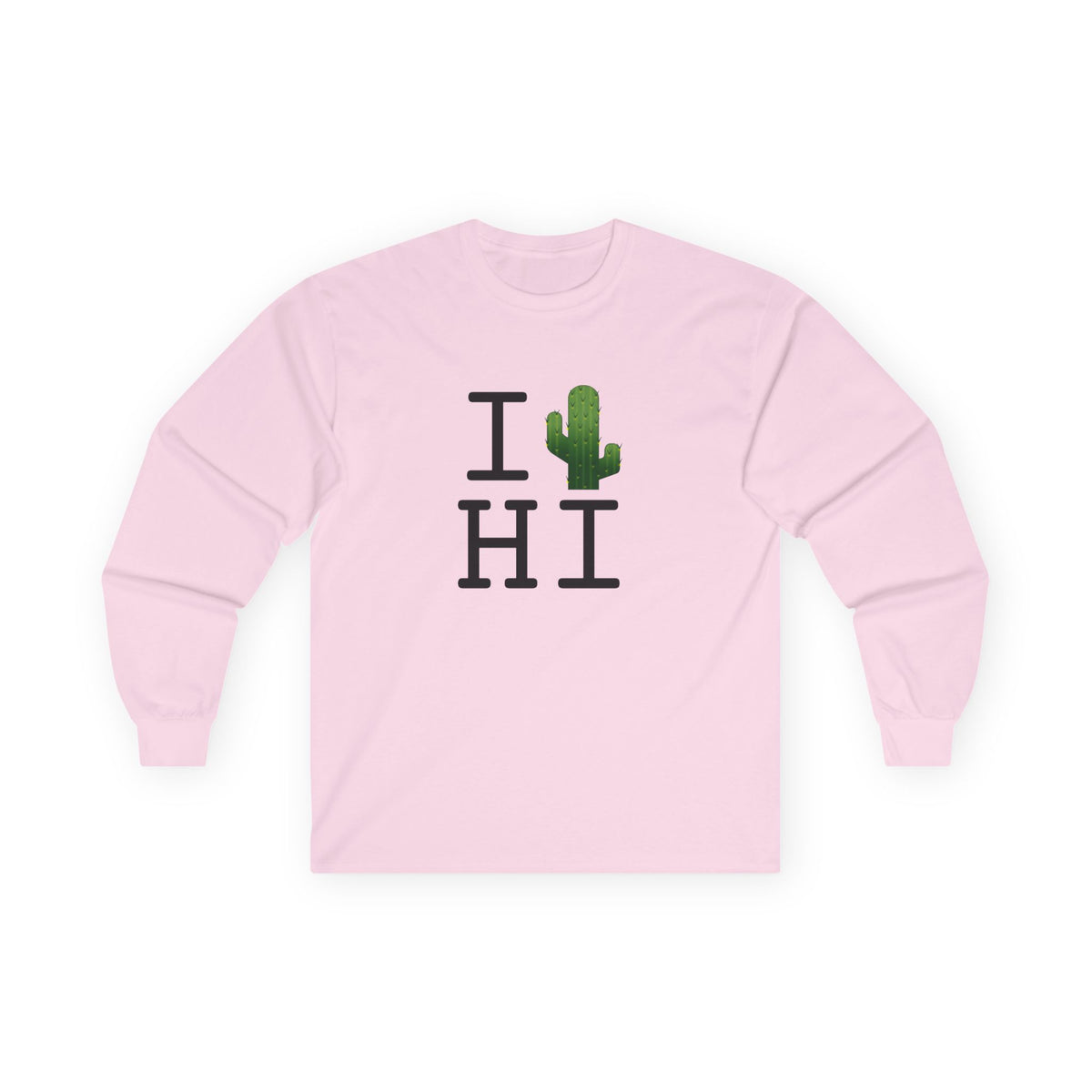 "I Cactus Hawaii" Long Sleeve Shirt
