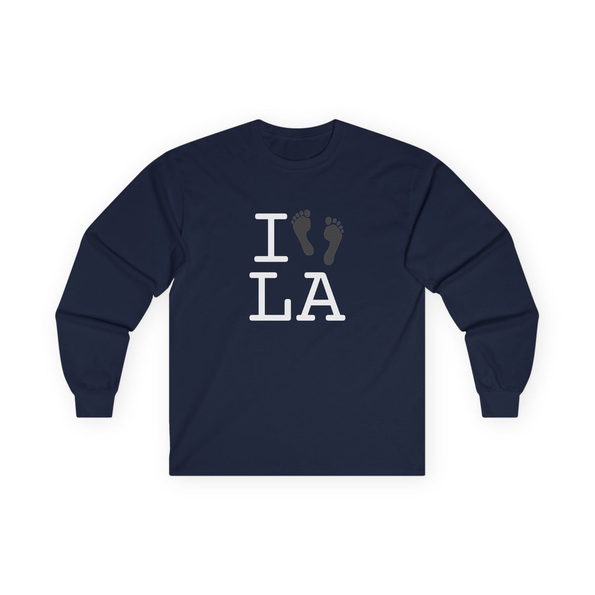 "I leave Footsteps in Louisiana" Long Sleeve Shirt