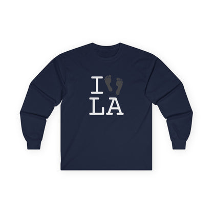 "I leave Footsteps in Louisiana" Long Sleeve Shirt
