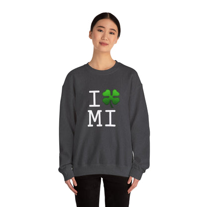 "I'm Lucky (Clover) in Michigan" Sweatshirt