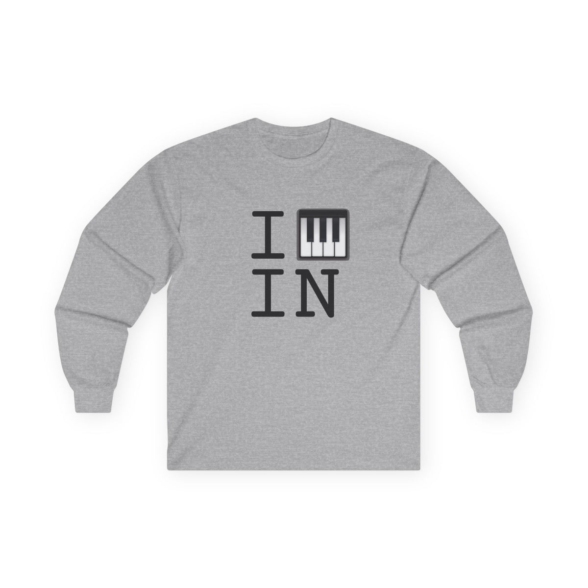"I Piano Indiana" Long Sleeve Shirt
