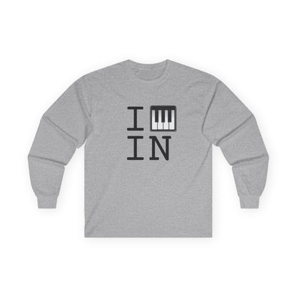 "I Piano Indiana" Long Sleeve Shirt