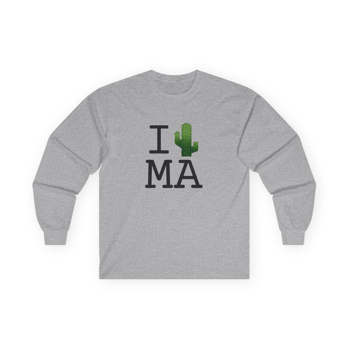 "I Cactus Massachusetts" Long Sleeve Shirt