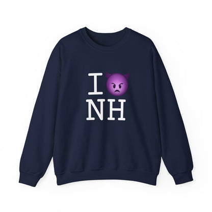 "I'm an Angry Devil about New Hampshire" Sweatshirt