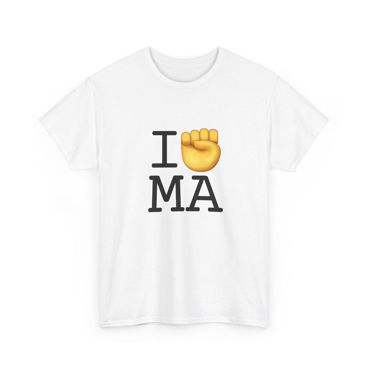 "I Raise my Fist with Massachusetts" Tee