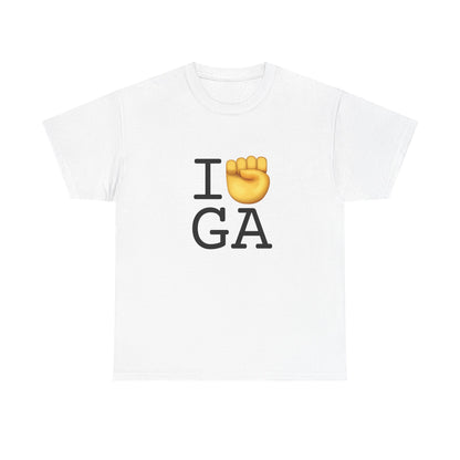 "I Raise my Fist with Georgia" Tee