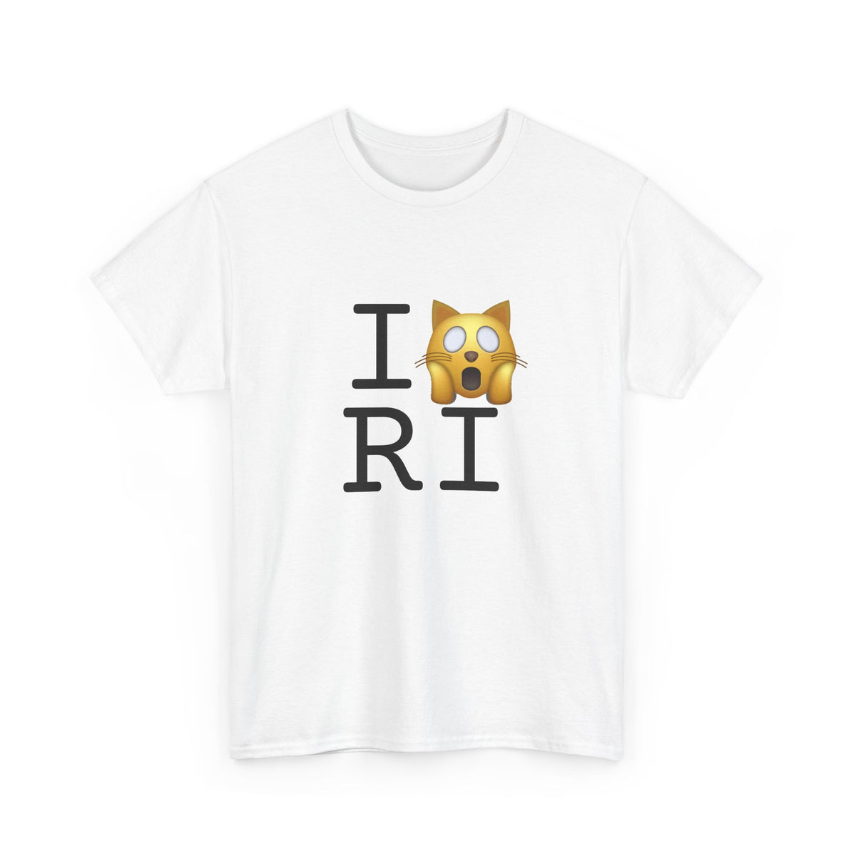 "I'm a Scaredy Cat about Rhode Island" Tee