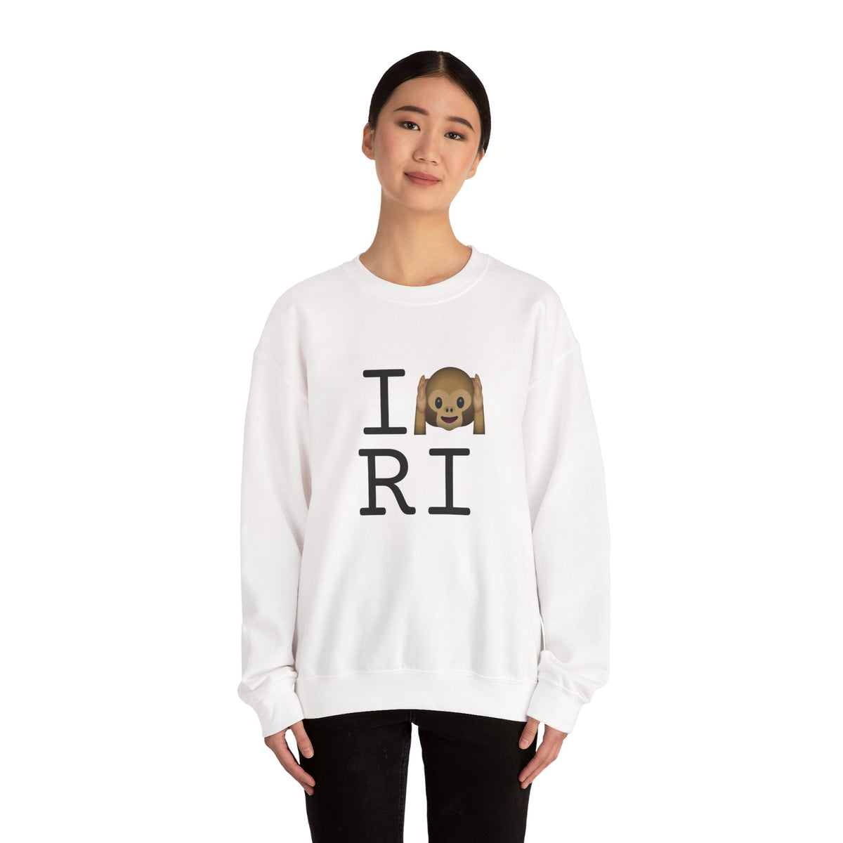 "I Don't Hear Rhode Island" Sweatshirt