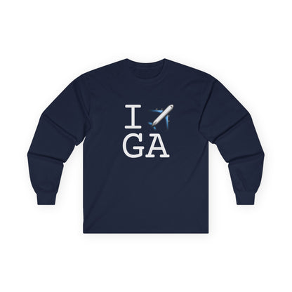 "I Fly Over Georgia" Long Sleeve Shirt