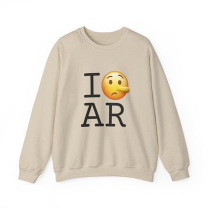 "I Lie about Arkansas" Sweatshirt