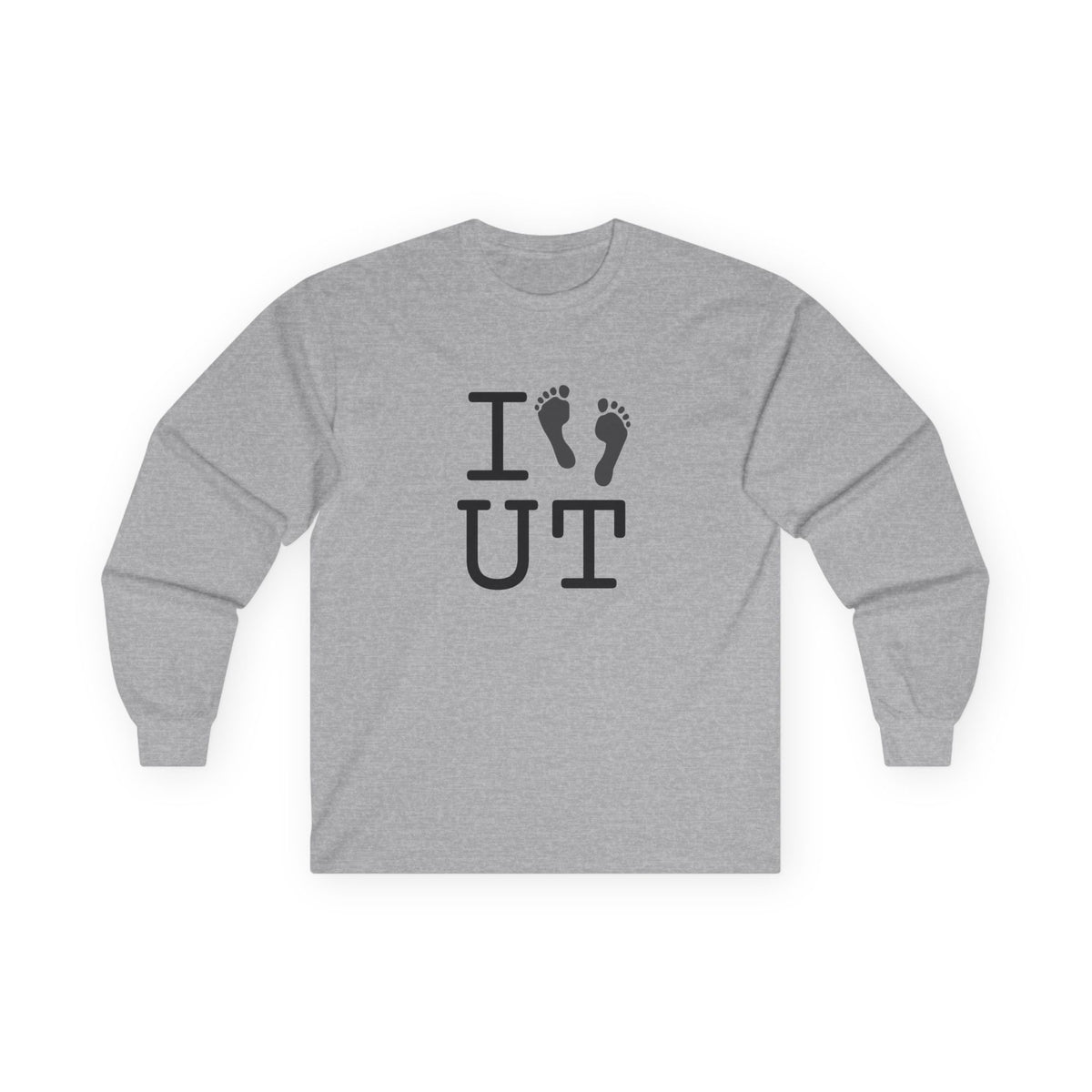 "I leave Footsteps in Utah" Long Sleeve Shirt