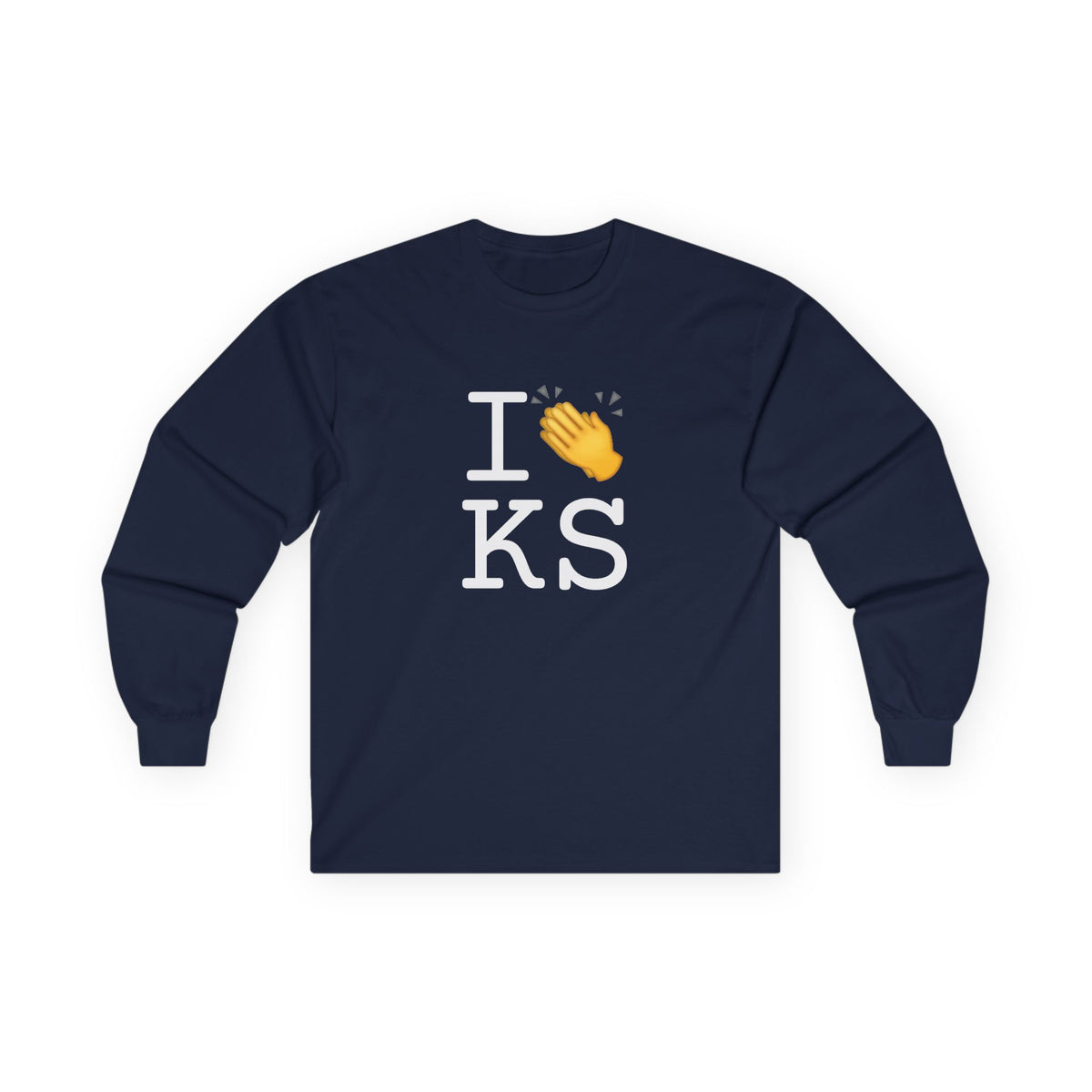 "I Applaud Kansas" Long Sleeve Shirt