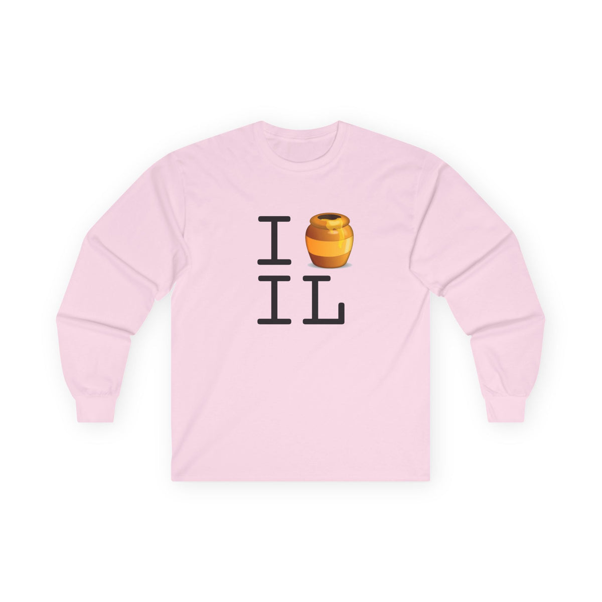 "I Honey Illinois" Long Sleeve Shirt