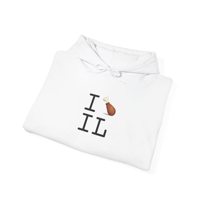 "I Chicken Drumstick Illinois" Hoodie