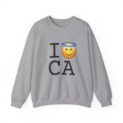 "I'm an Angel in California" Sweatshirt