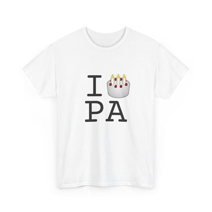 "I Birthday Cake Pennsylvania" Tee