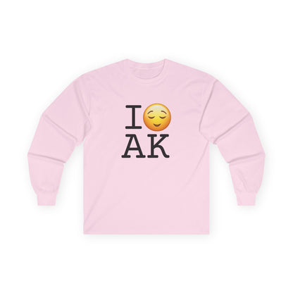 "I'm Relieved about Alaska" Long Sleeve Shirt