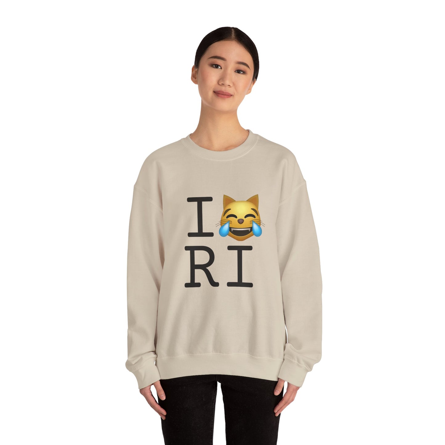 "I'm Laughing like a Cat at Rhode Island" Sweatshirt