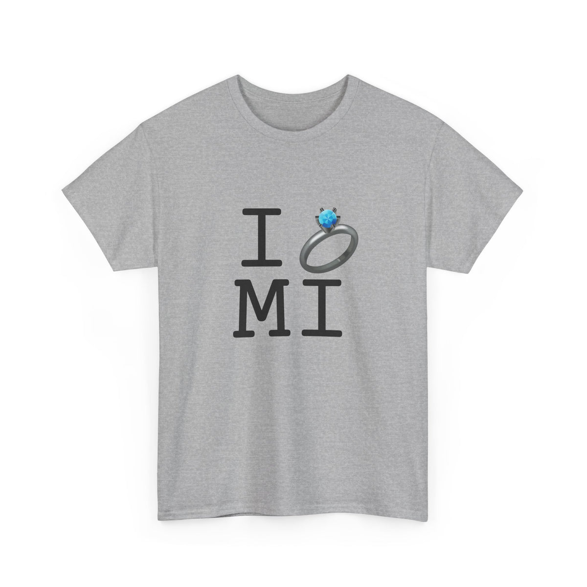"I'm Married to (Diamond Ring) Michigan" Tee