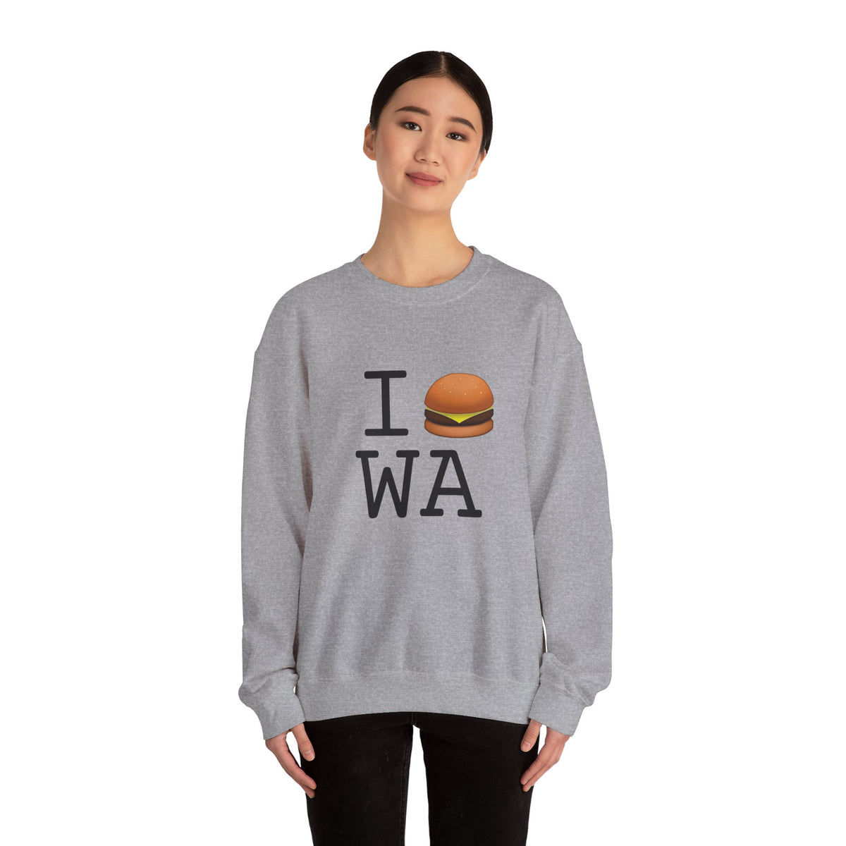 "I Cheeseburger Washington" Sweatshirt