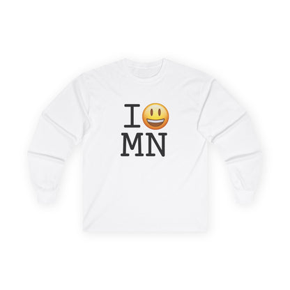 "I'm Happy about Minnesota" Long Sleeve Shirt