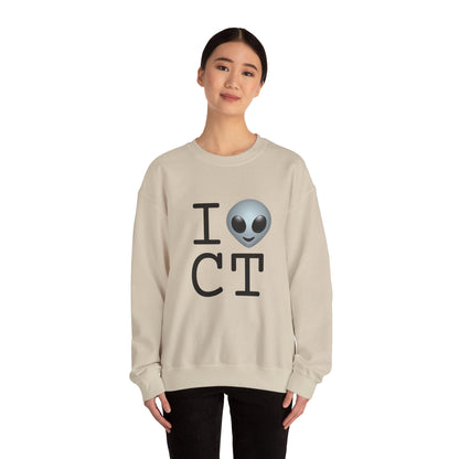 "I Feel Alien in Connecticut" Sweatshirt
