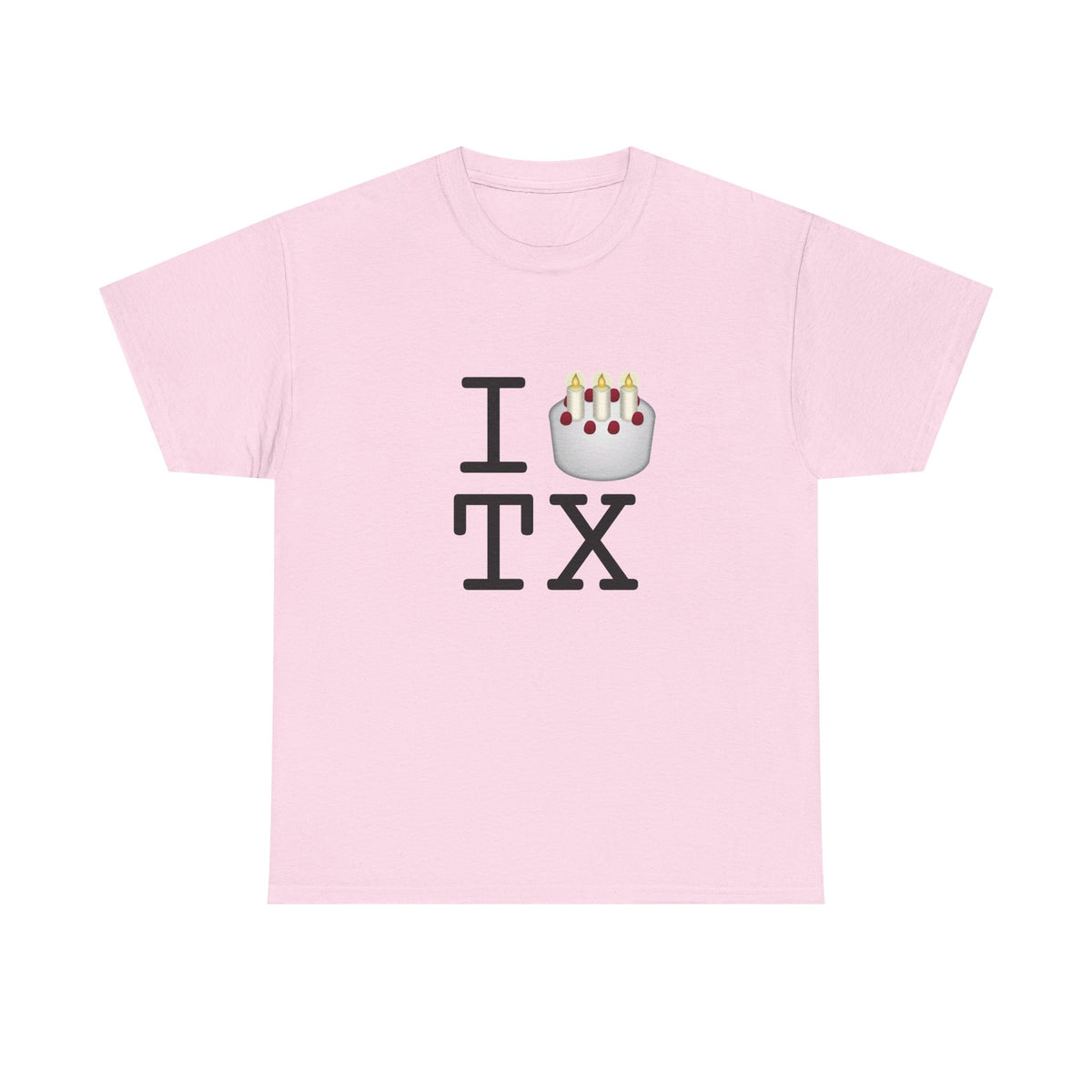 "I Birthday Cake Texas" Tee