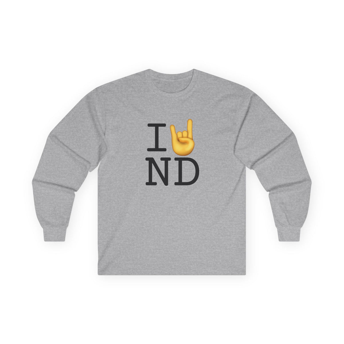 "I Rock On with North Dakota" Long Sleeve Shirt