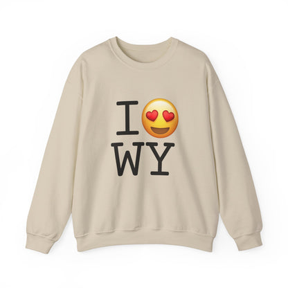 "I have Heart Eyes for Wyoming" Sweatshirt