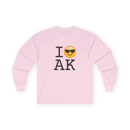 "I'm Cool with Alaska" Long Sleeve Shirt